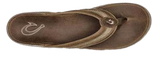 OluKai Mens Nui Sandals-Espresso/Espresso