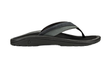 OluKai Mens 'Ohana Koa Sandals-Lava Rock/Lava Rock