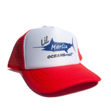 Oceans East Red & White "Lil" Marlin Hat-MINI