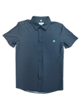 Oceans East Layday S/S Button Down - Pirate Black