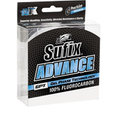 Suffix Adv Fluoro Leader 17 lb Clear