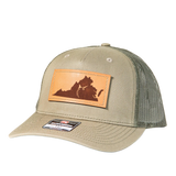 Oceans East Virginia Leather Patch Hat