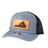 Oceans East Virginia Leather Patch Hat