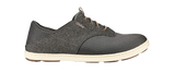 OluKai Mens Nohea Boat Shoe-Charcoal/Clay