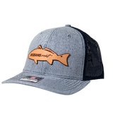 Oceans East Redfish Leather Patch Hat