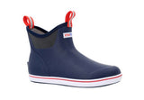 XtraTuf 6" Ankle Deck Boot Navy/Red
