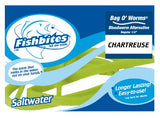 Fishbites Bag O'Worms Bloodworm Chartreuse