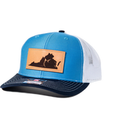 Oceans East Virginia Leather Patch Hat