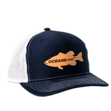 Oceans East Bass Leather Patch Hat