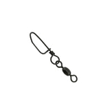AFW Brass Coastlock Snap Swivel Black