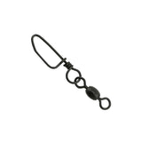 AFW Brass Coastlock Snap Swivel Black