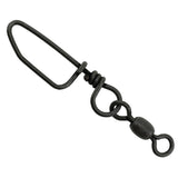 AFW Brass Coastlock Snap Swivel Black