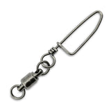 AFW Brass Ball Bearing Snap Swivel Black