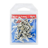 AFW Brass Sleeve Swivels Nickel 10pk