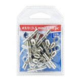AFW Brass Sleeve Swivels Nickel 10pk
