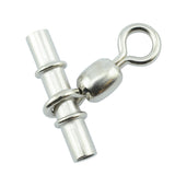 AFW Brass Sleeve Swivels Nickel 10pk