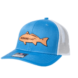 Oceans East Redfish Leather Patch Hat