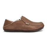 Olukai Moloa Leather Slipper - Toffee/Dark Wood