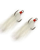 Gamakatsu Feathered White/White Treble Hook