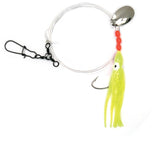 Sea Striker Squid Skirt Rig with Spinner 3"