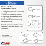 AFW 49-Strand SS Cable Camo 30ft