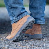 Grundens Cloud Cover Leather Boot - Oak Brown