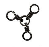 Hi-Liner Brass 3-Way Swivel Blk 5pk