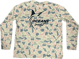 Oceans East Duck Camo Performance LS - Tan