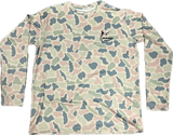 Oceans East Duck Camo Performance LS - Tan