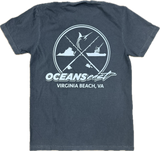 Oceans East Virginia Badge Tee