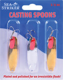 Sea Striker Casting Spoon w/ Teaser Tab 3pk