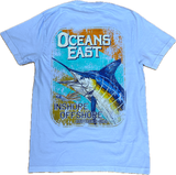 Ocean East Marlin Stamp Tee