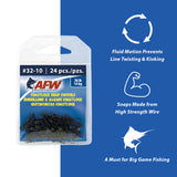 AFW Brass Coastlock Snap Swivel Black Small Pk