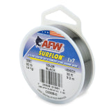 AFW Surflon Nylon Coated SS Leader Black 30ft