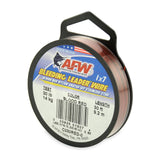 AFW Surflon Nylon Coated SS Leader Blood Red 30ft