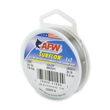 AFW Surflon Nylon Coated SS Leader Bright 30ft