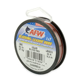 AFW Surflon Nylon Coated SS Leader Blood Red 30ft