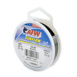 AFW Surflon Nylon Coated SS Leader Black 30ft