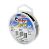 AFW Surflon Nylon Coated SS Leader Black 30ft