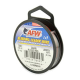 AFW Surflon Nylon Coated SS Leader Blood Red 30ft