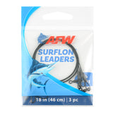 AFW Surflon Leaders SS Black 18"