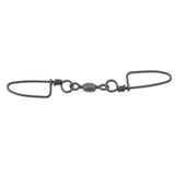 AFW Brass Dual Coastlock Snap Swivel Black