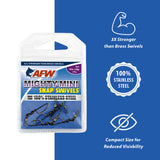AFW Mighty Mini SS Snap Swivel Gunmetal Blk