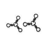 AFW Brass 3-Way Swivel Black 12pk