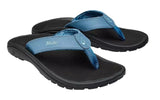 OluKai Mens 'Ohana Sandals-Vintage Blue/Black